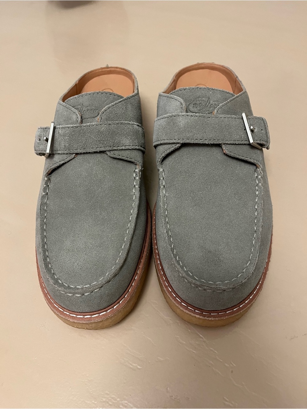 NWOT Women’s Sperry Sage Suede Slip-On Mule with Buckle
